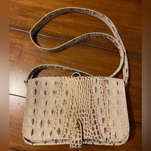 Ted Baker Alligator Style Shoulder Bag with gold detail